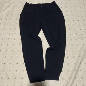 Jones New York Pants Womens Small Black Tapered Pull-On Ankle Pockets Stretch